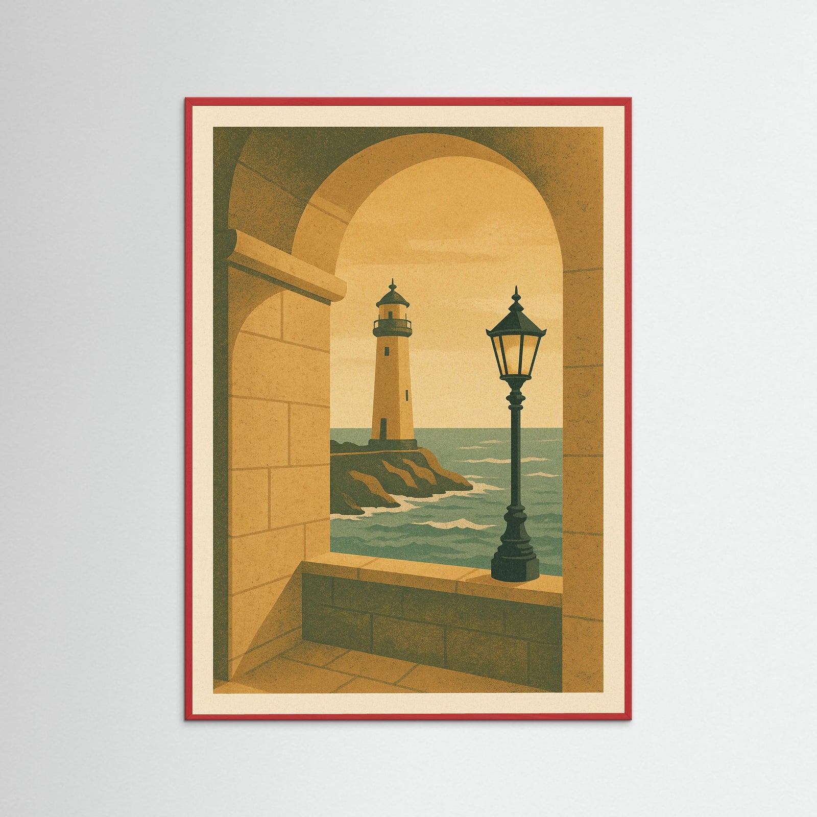 Red Wood Gothic Illumination