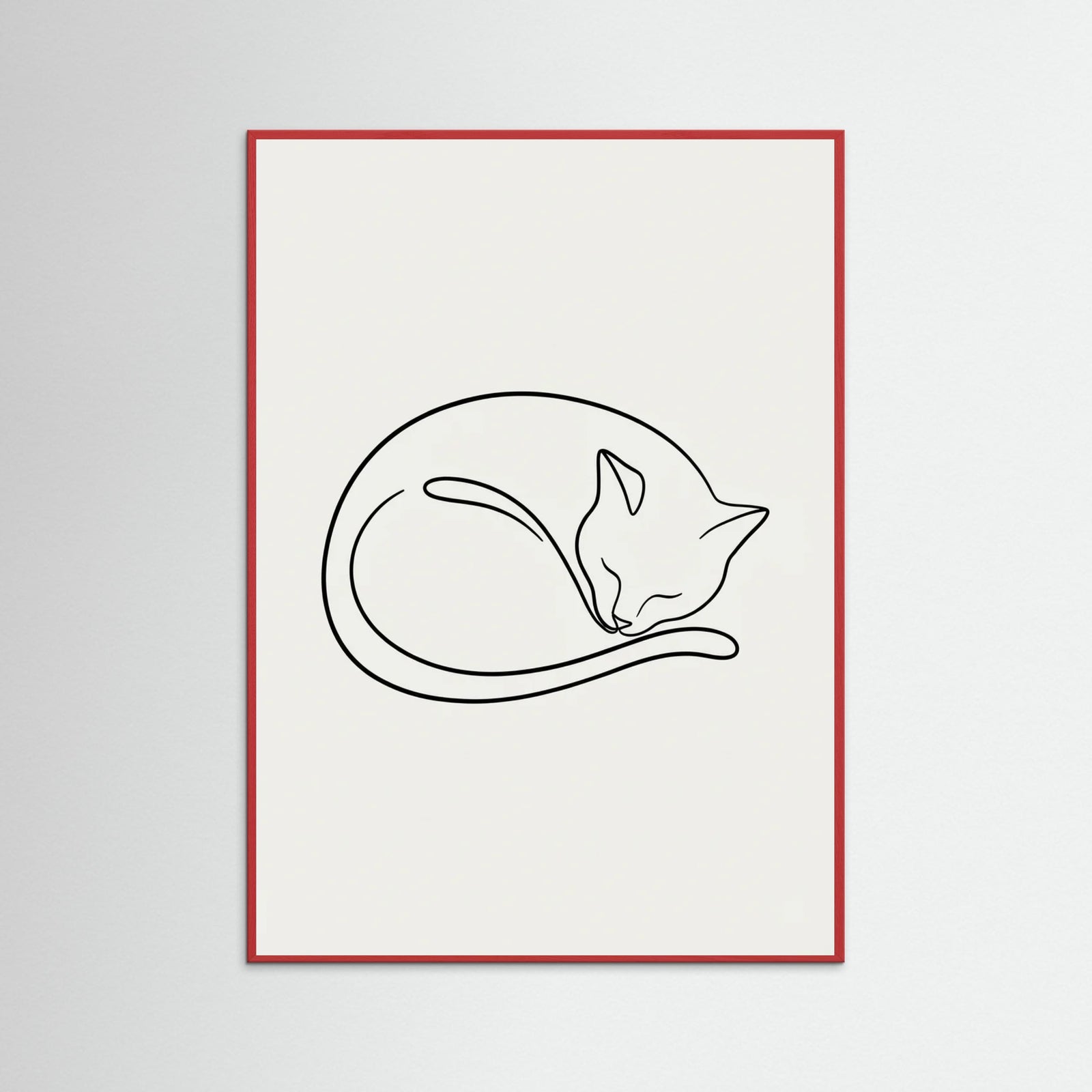 Red Wood Graceful Contour