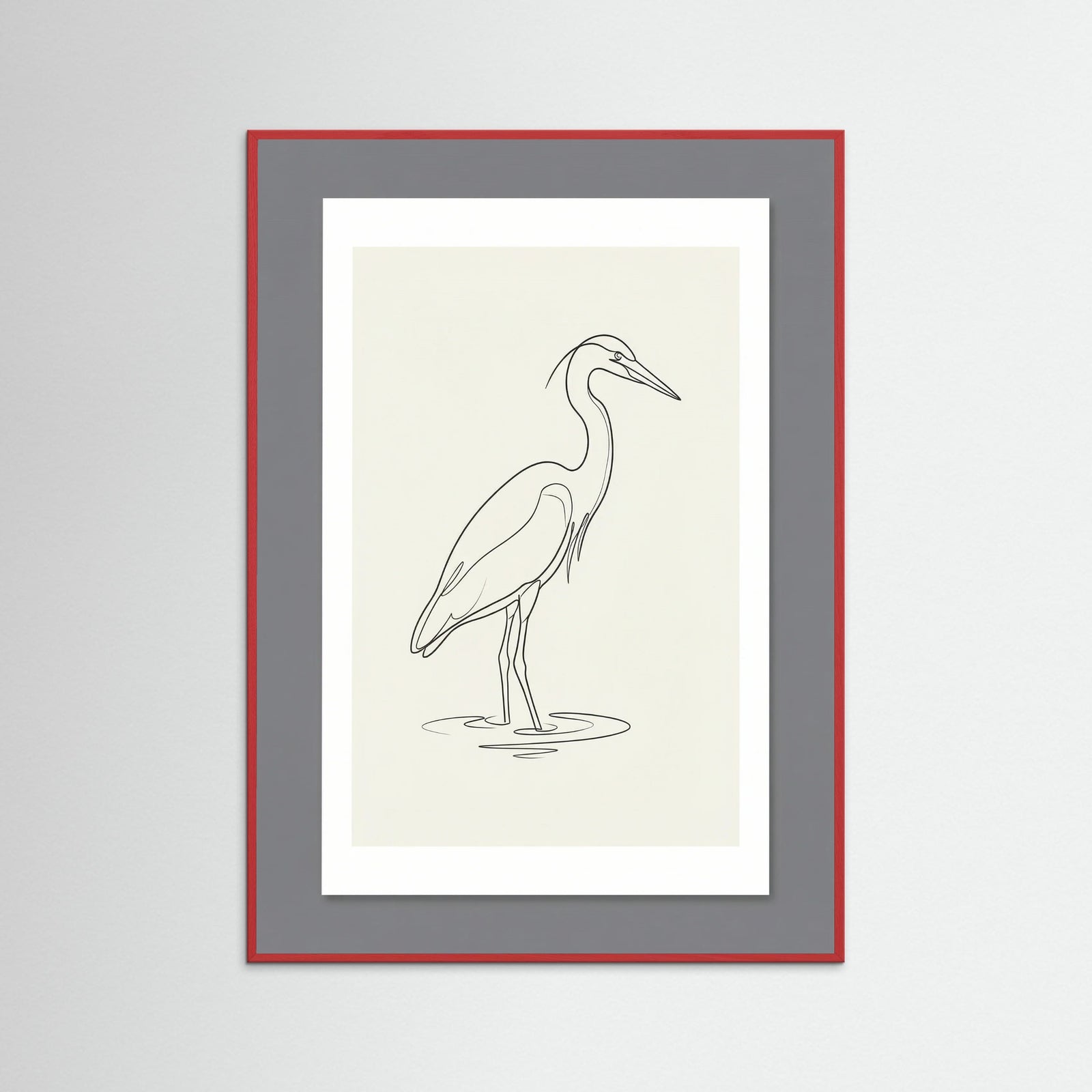 Red Wood Graceful Flight