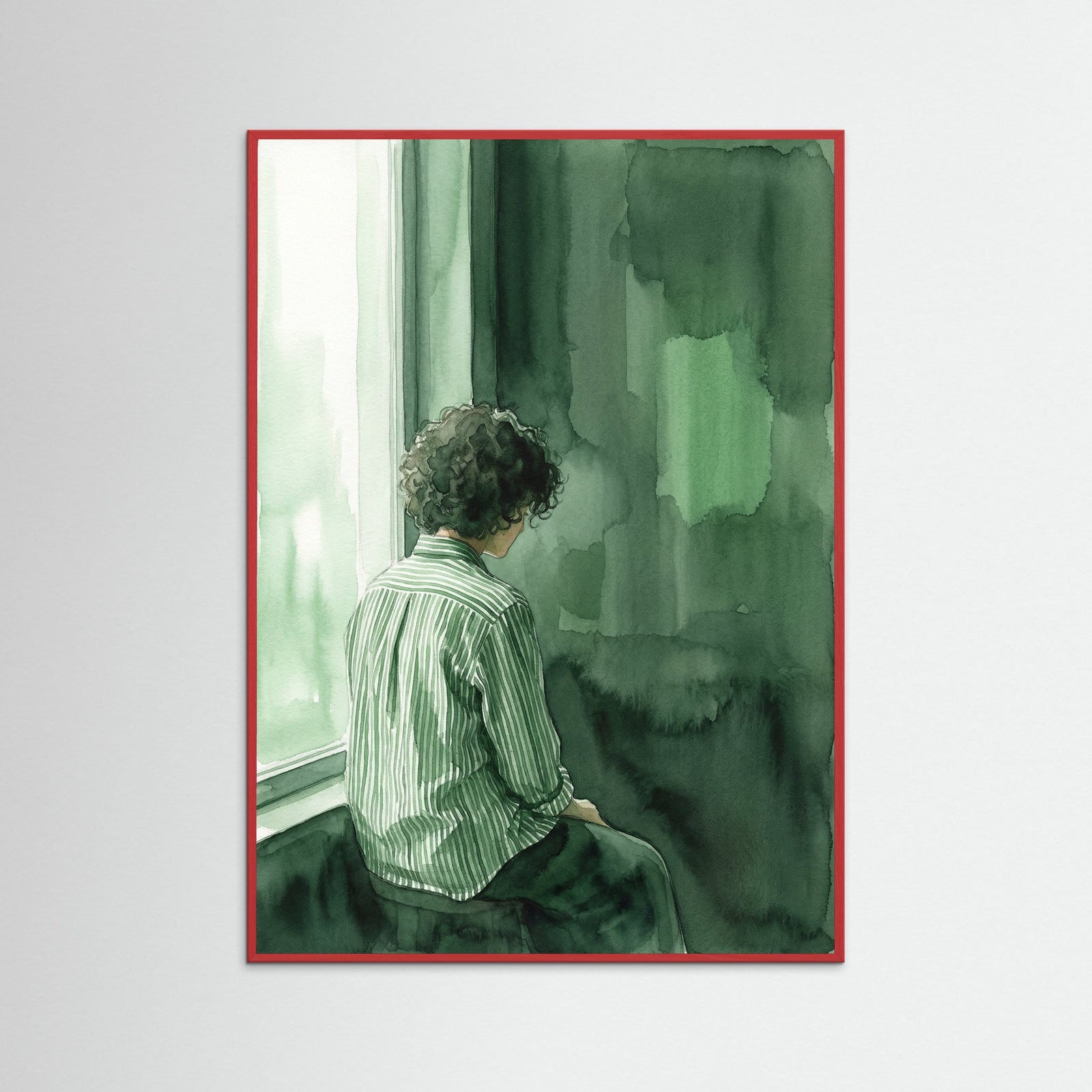 Red Wood Green Curls