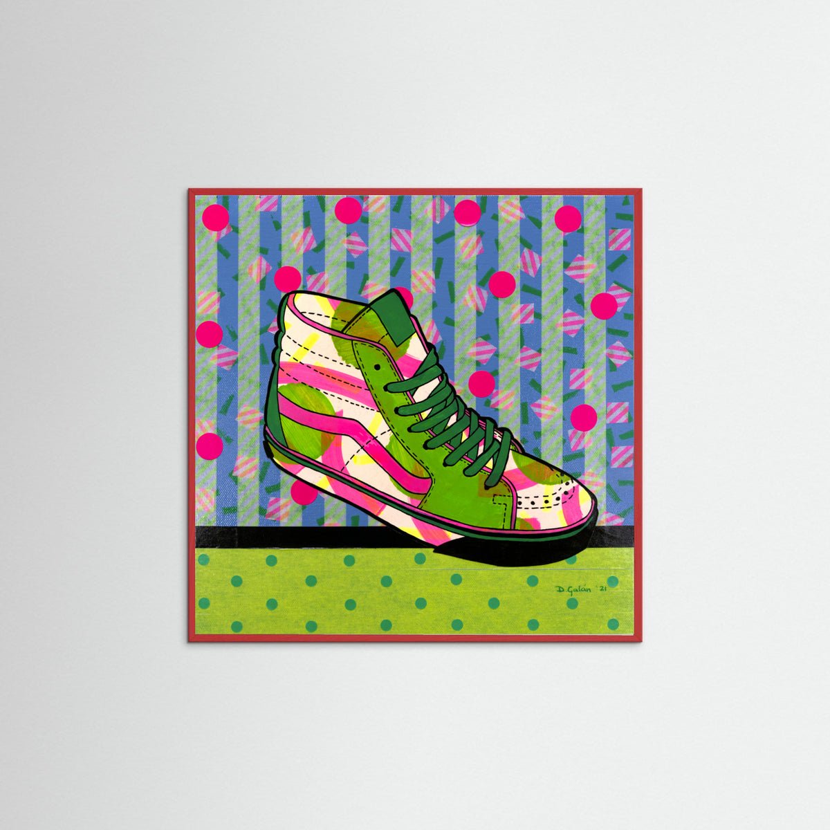 Red Wood Green Fantasy Poster