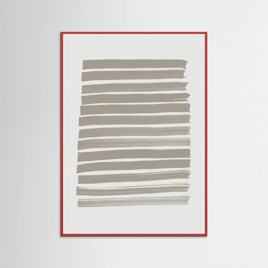 Green Strokes Poster – plakat og kunsttryk