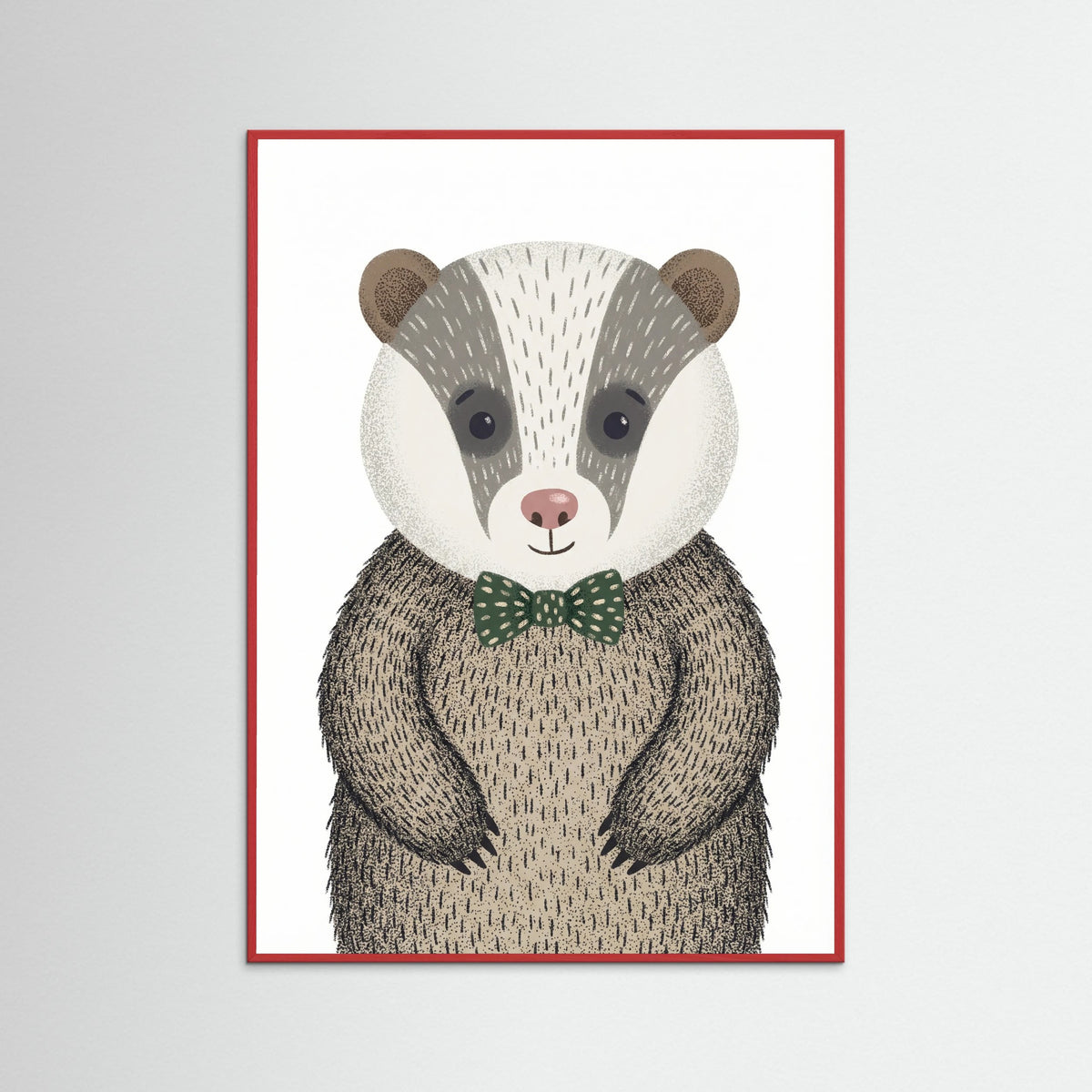 Red Wood Hatted Puppy