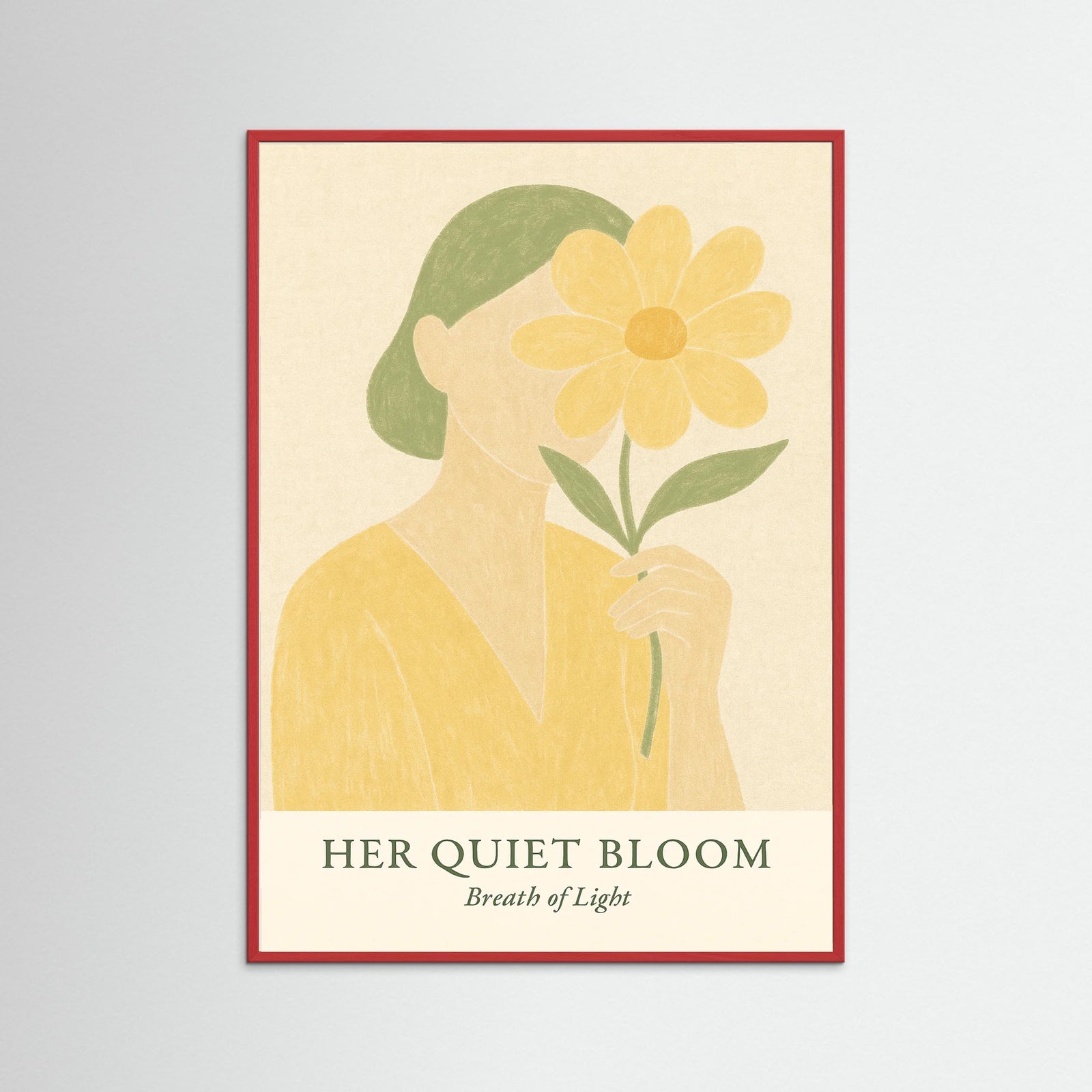 Red Wood Her quiet bloom