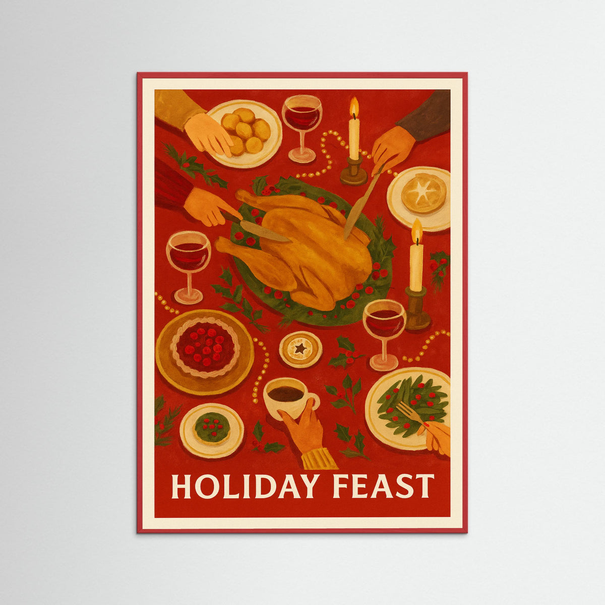 Red Wood Holiday Feast