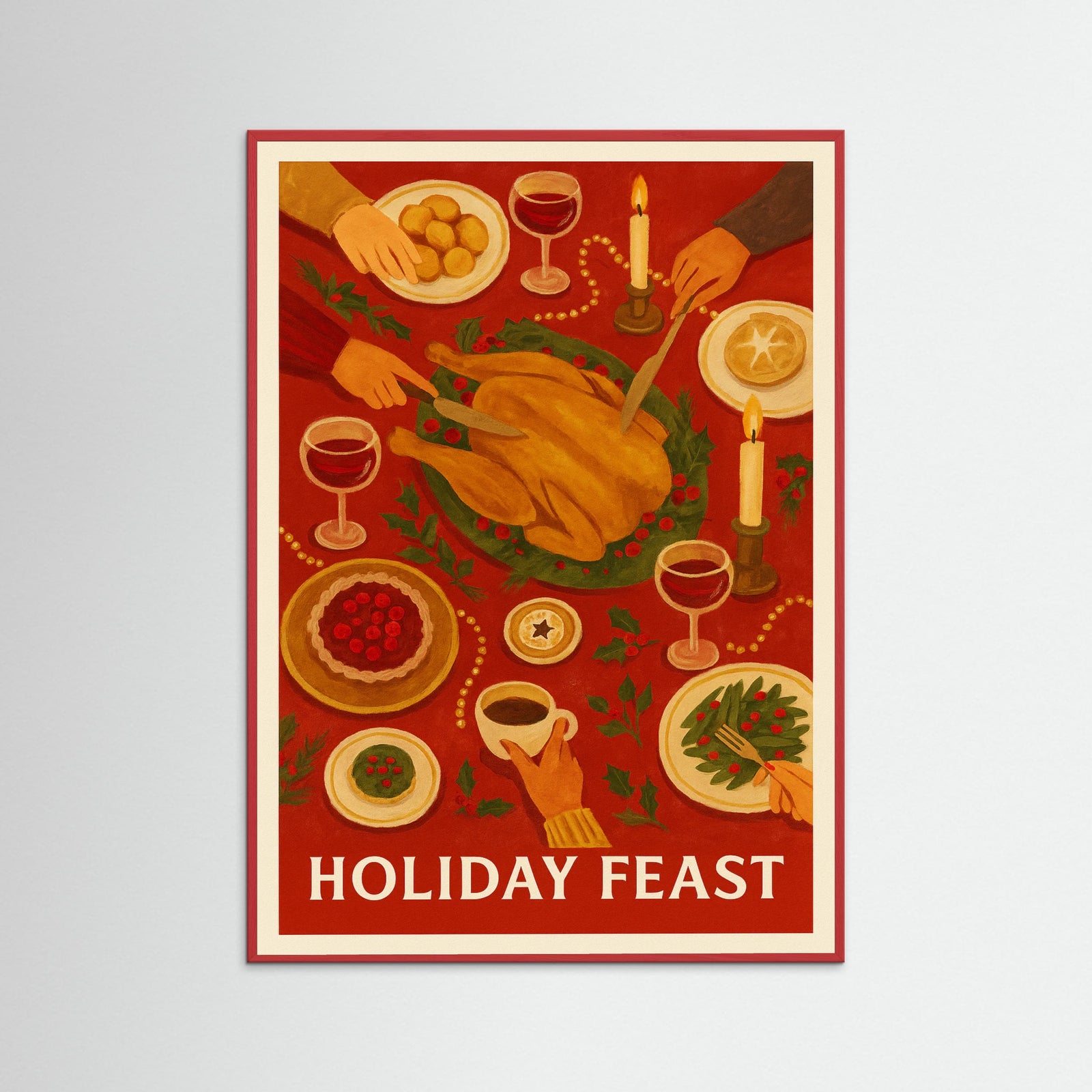 Red Wood Holiday Feast