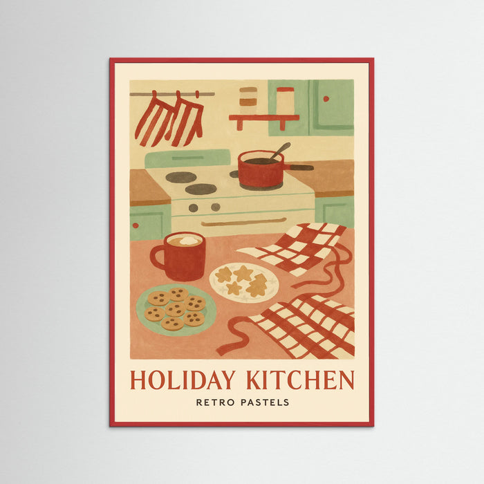 Red Wood Holiday Kitchen