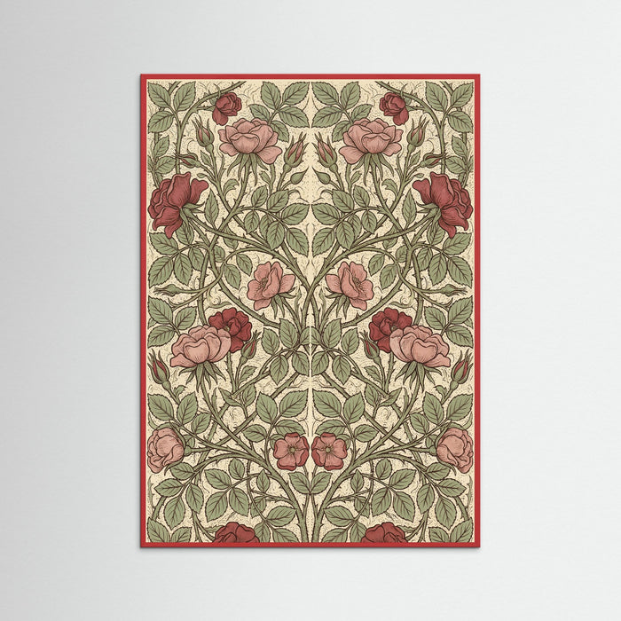 Red Wood Honeysuckle Pattern 1876