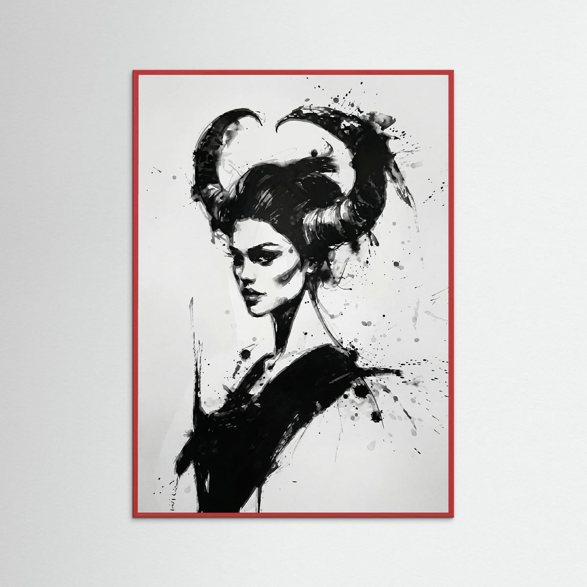 Red Wood Horned Enigma