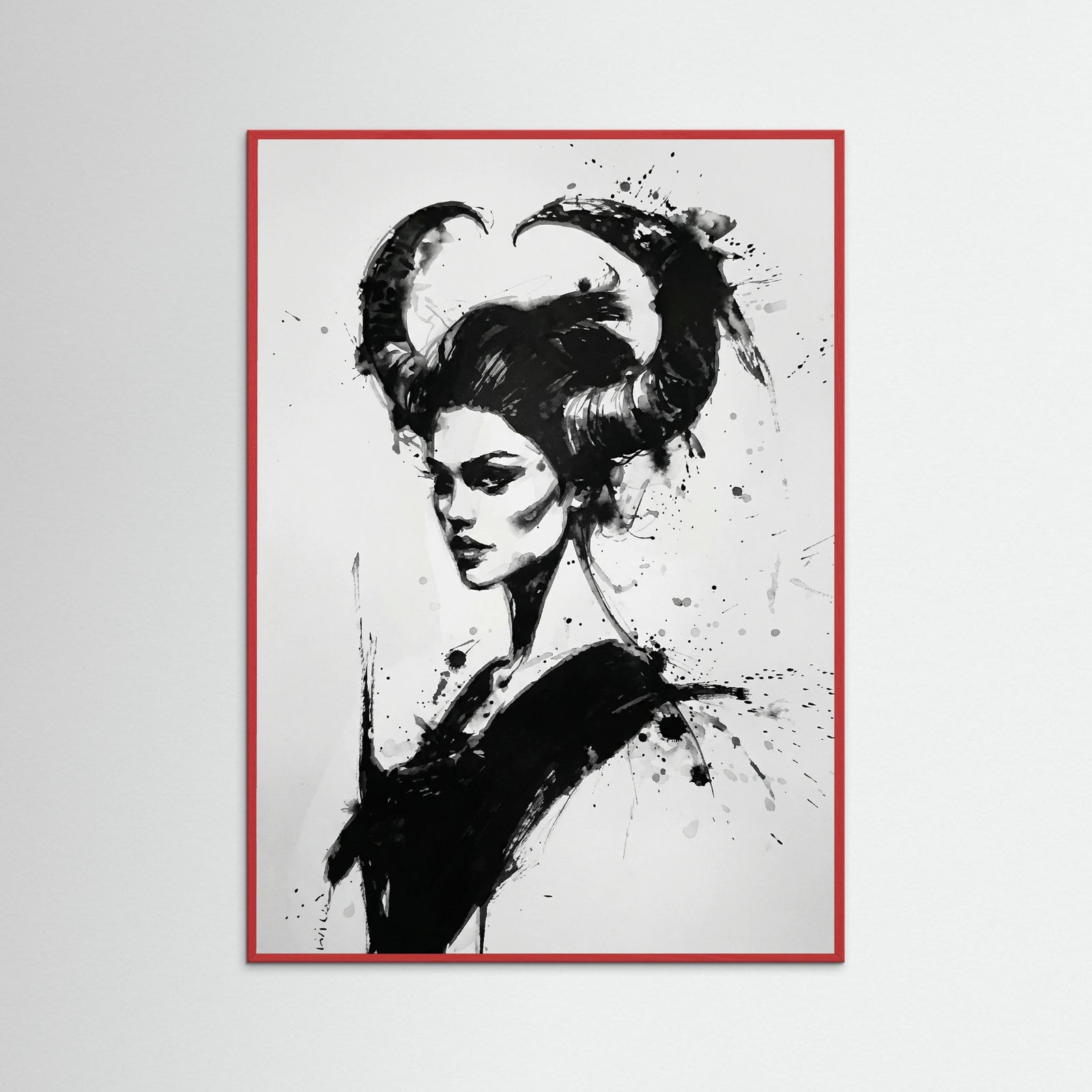 Red Wood Horned Enigma