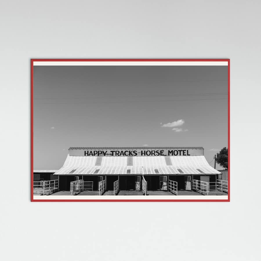 Red Wood Horse Motel Poster