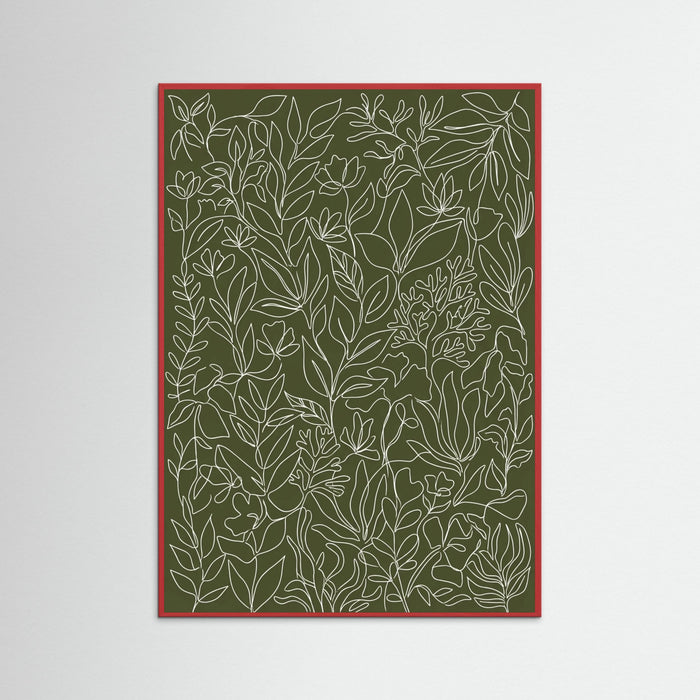Red Wood Human Tapestry