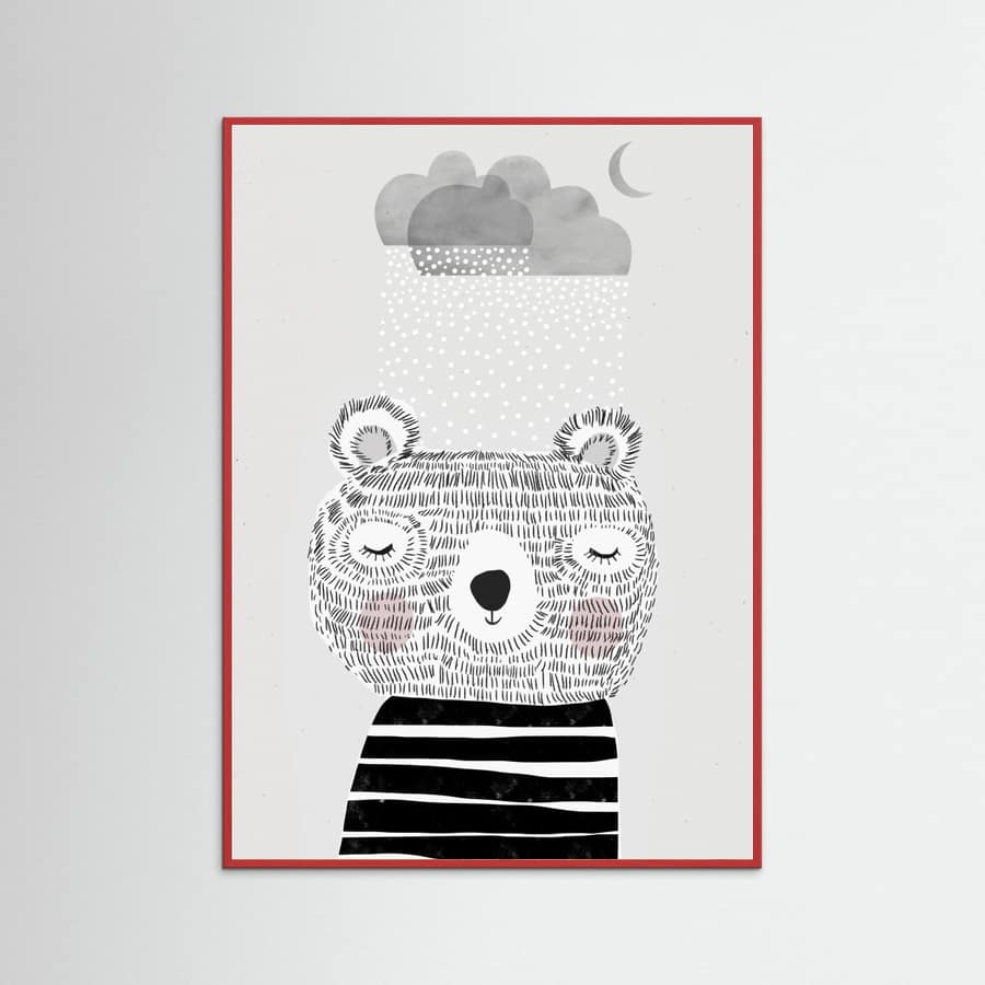 Póster I Love Snow – póster e impresión artística