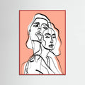 Imaginations (Peach) Poster – plakat og kunsttryk