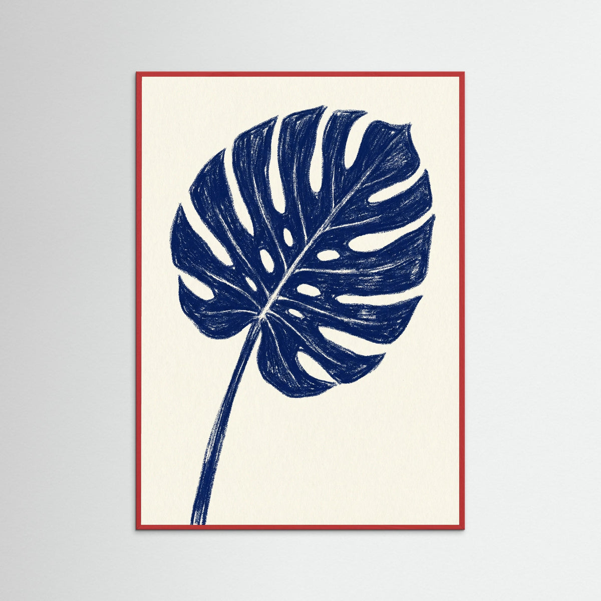 Red Wood Indigo Bloom Vase