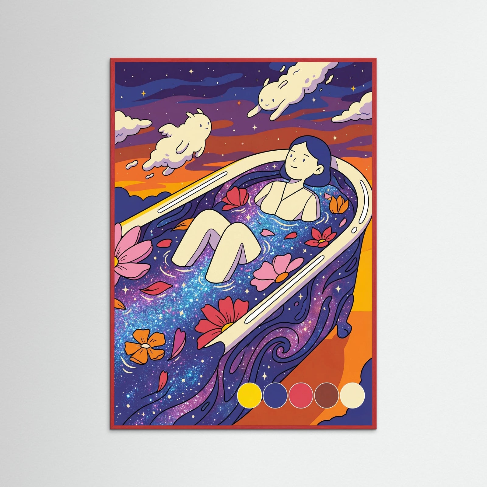 Red Wood Indoor Cosmic Escape