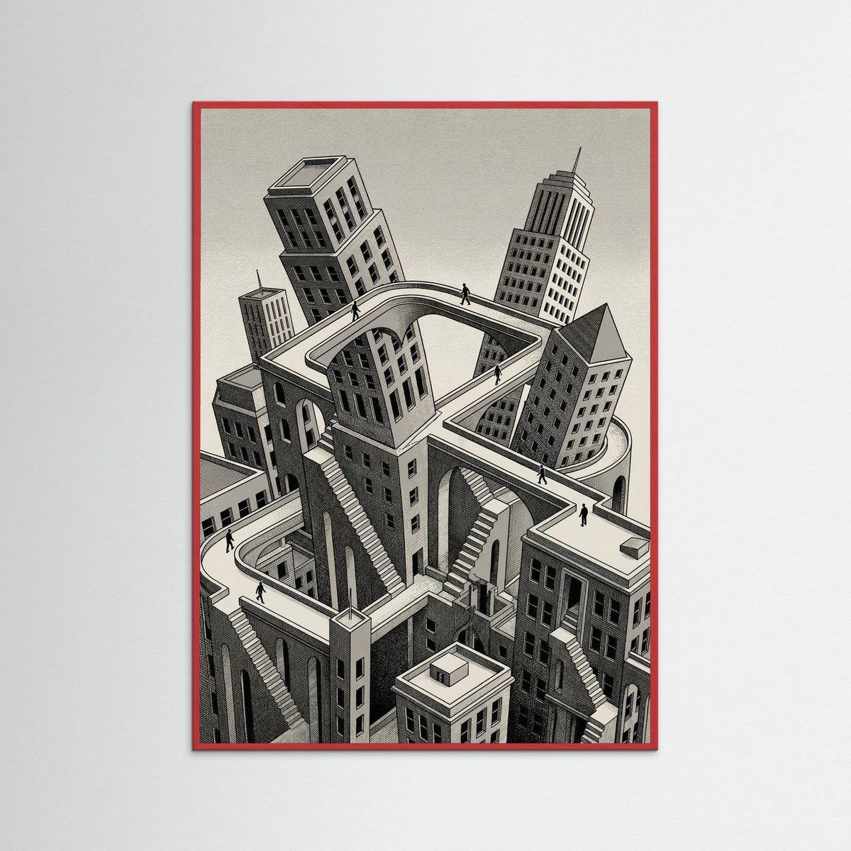 Red Wood Infinite Perspectives