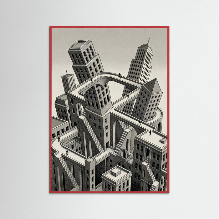 Red Wood Infinite Perspectives