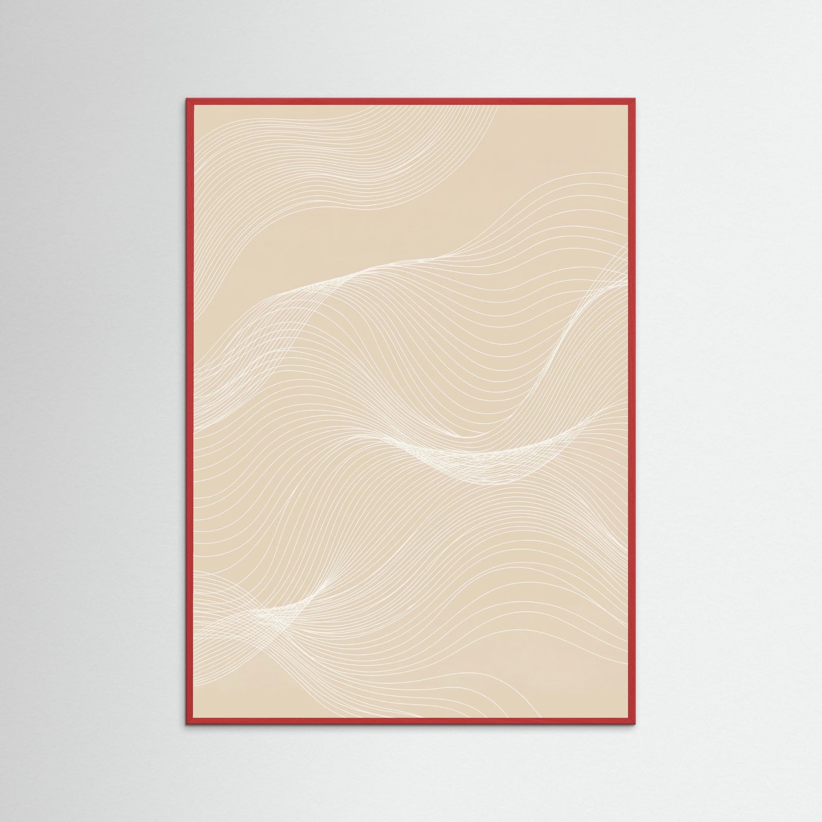 Red Wood Intertwined Flow