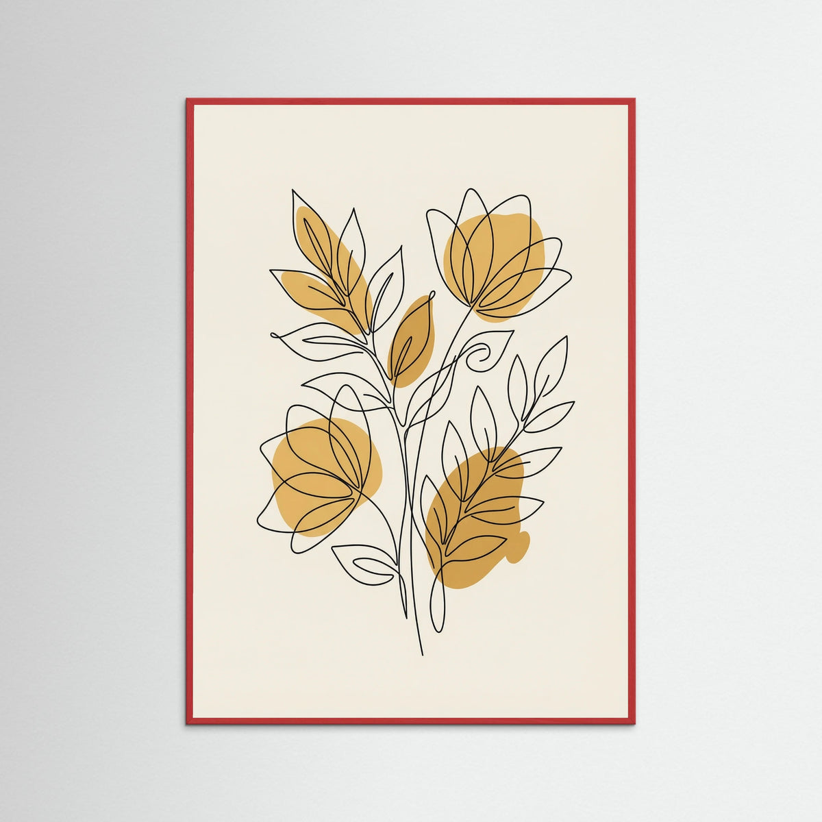 Red Wood Intertwined Gaze