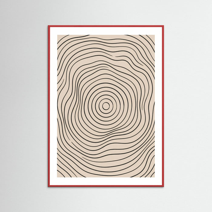 Red Wood Interwoven Serenity