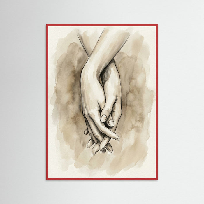 Red Wood Intimate Embrace
