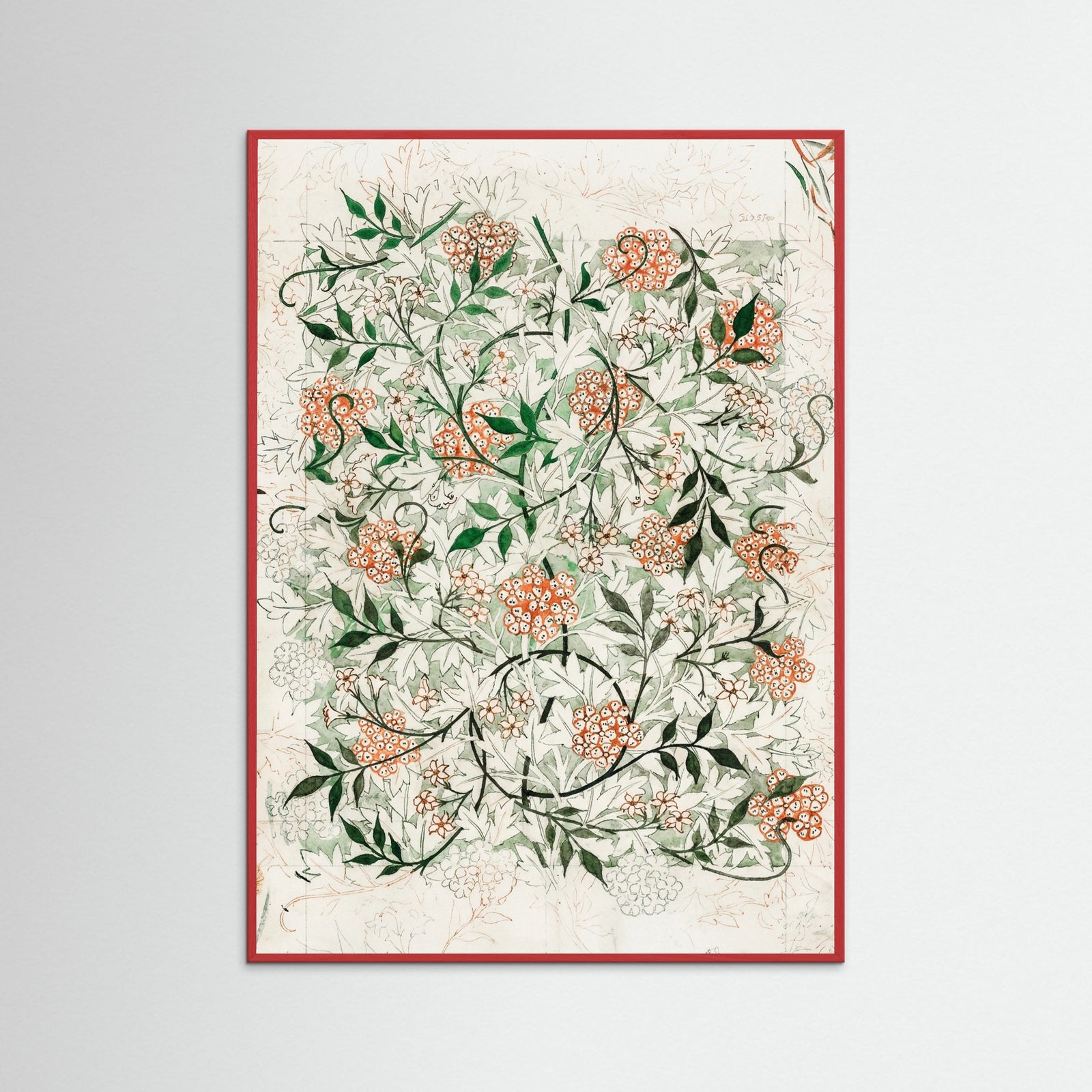 Red Wood Jasmine Vine Elegance