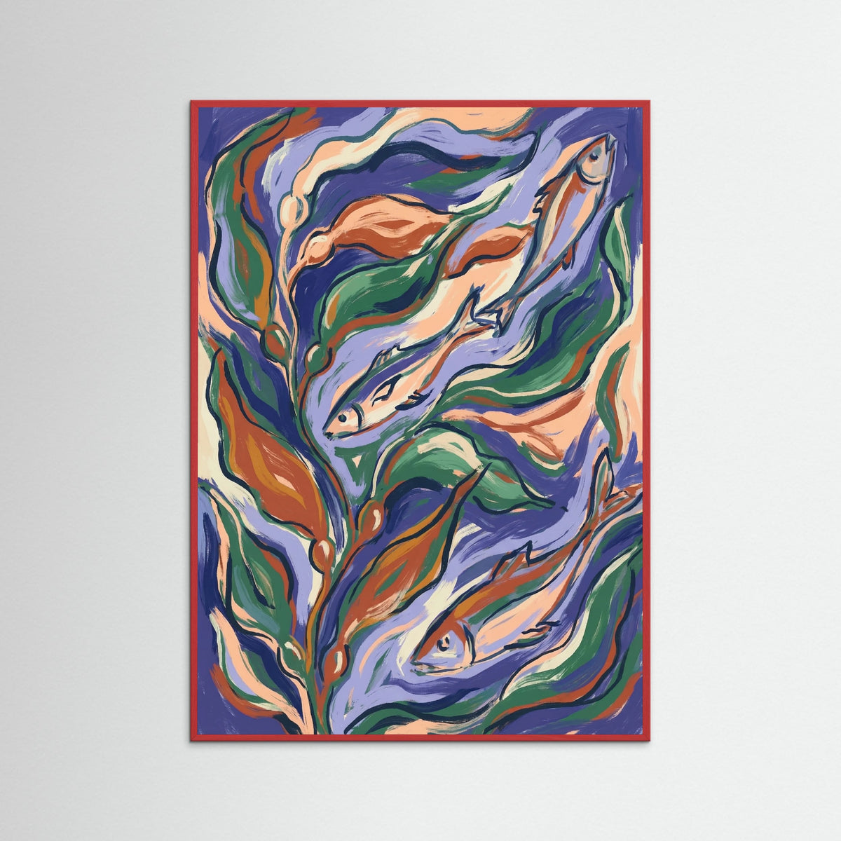 Red Wood Joyful Arrangement