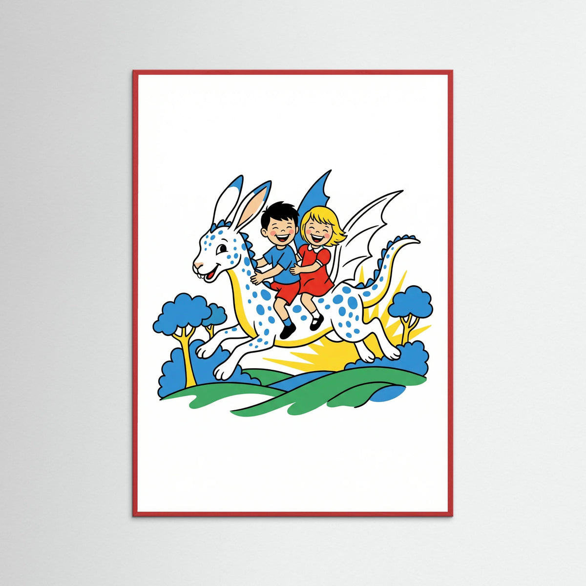 Red Wood Joyful Horse Ride