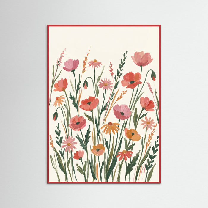 Red Wood Joyful Spring Bouquet