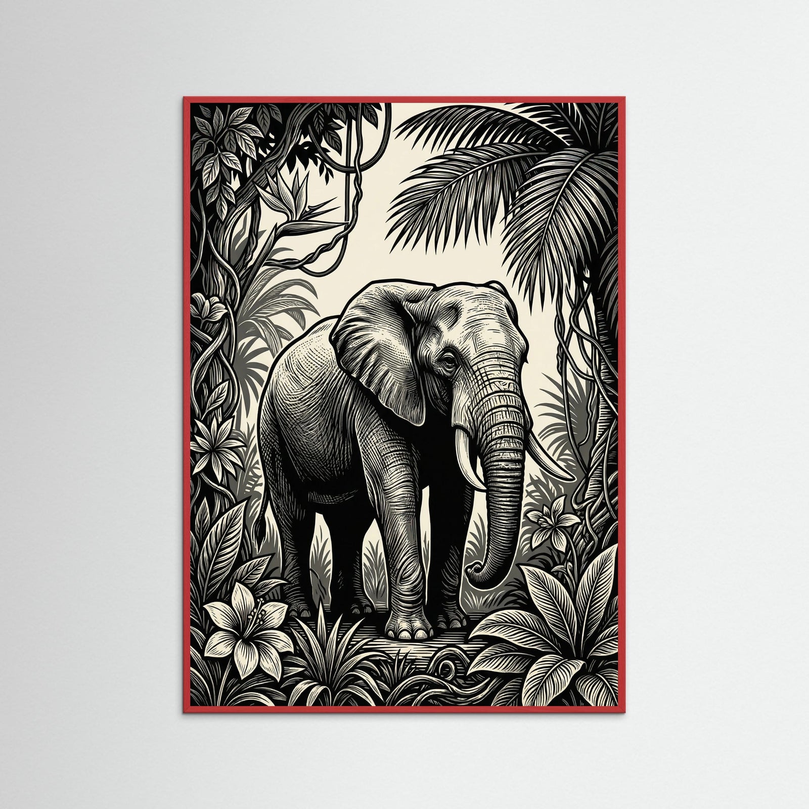 Red Wood Jungle Sentinel