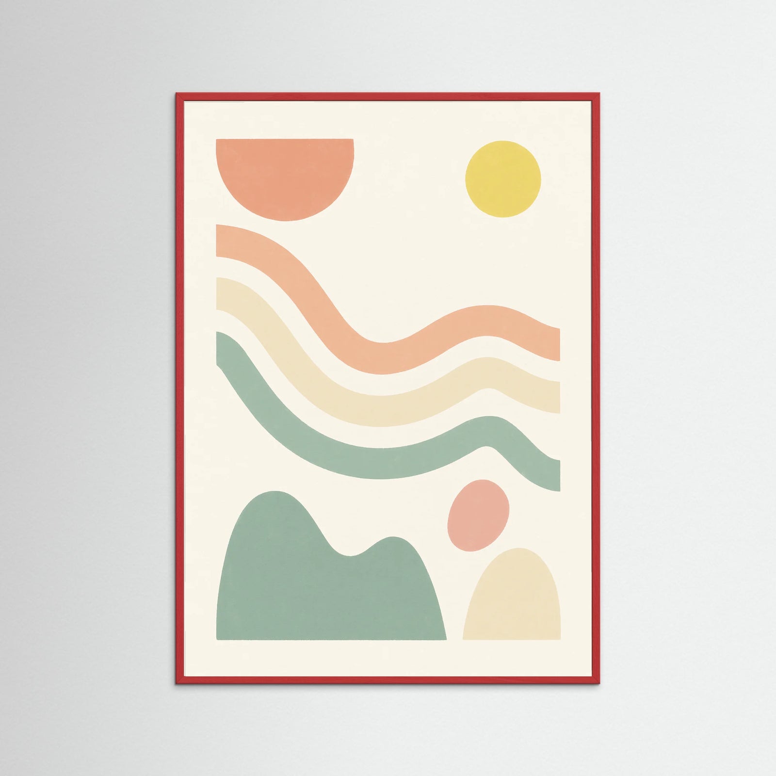 Red Wood Kaleidoscope Pulse