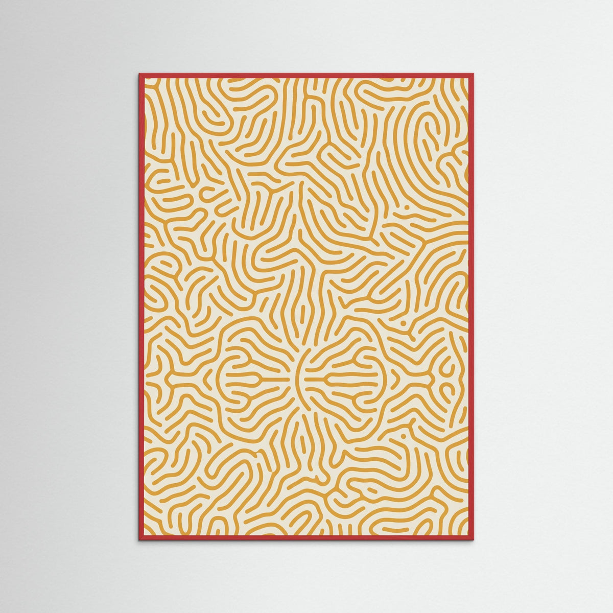 Red Wood Kusama Organic Exhibition