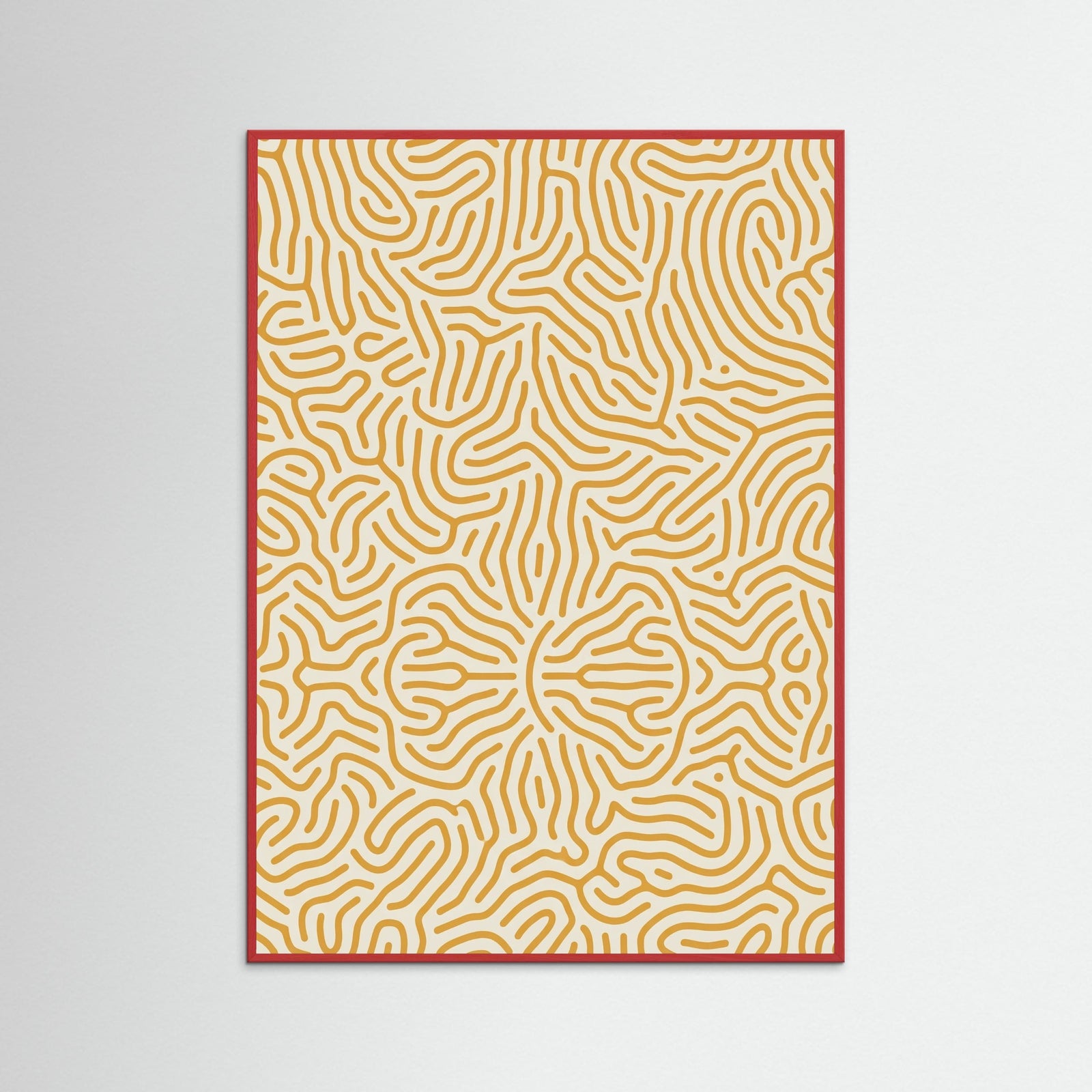 Red Wood Kusama Organic Exhibition