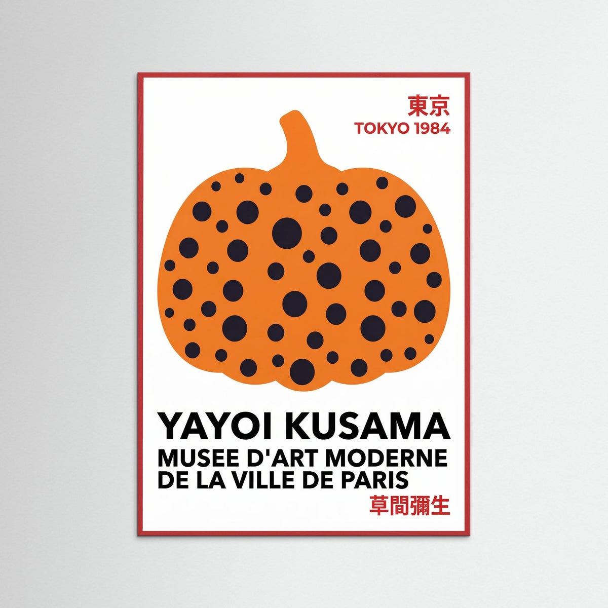 Red Wood Kusama Polka Dots