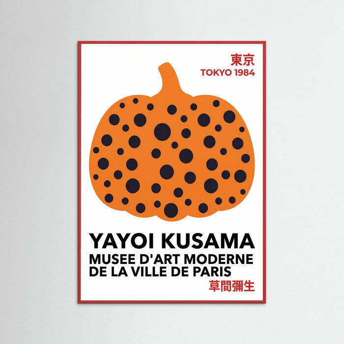 Red Wood Kusama Polka Dots