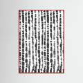 Red Wood LINEAR Poster