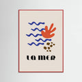 La Mer Abstract Ocean Poster No. 02 – plakat og kunsttryk