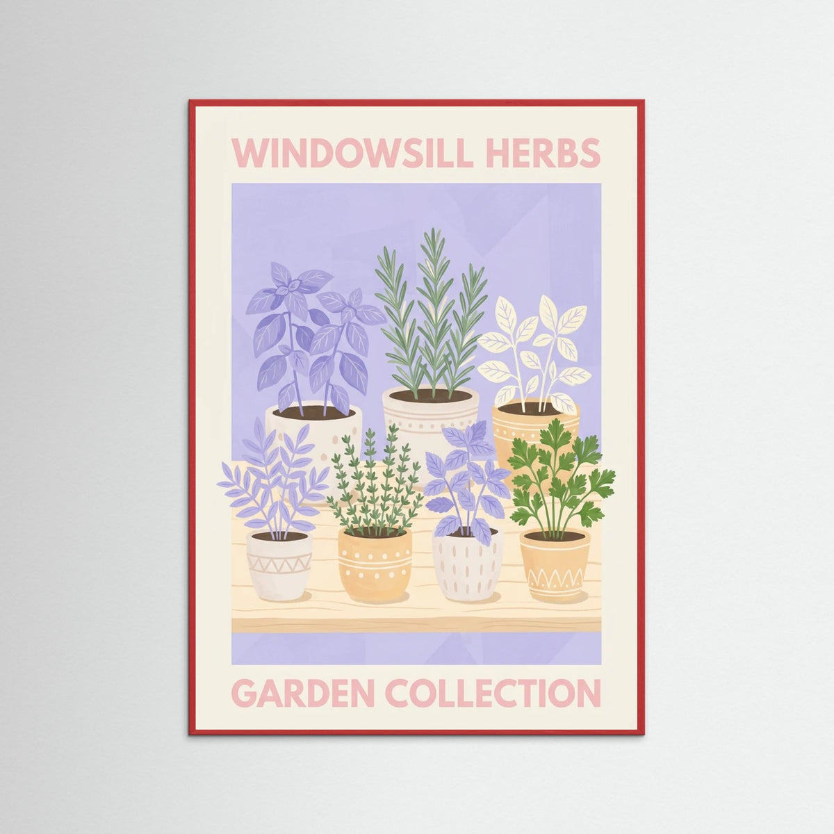 Red Wood Lavender Blooms