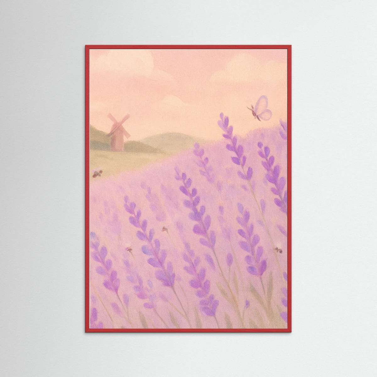 Red Wood Lavender Dreams