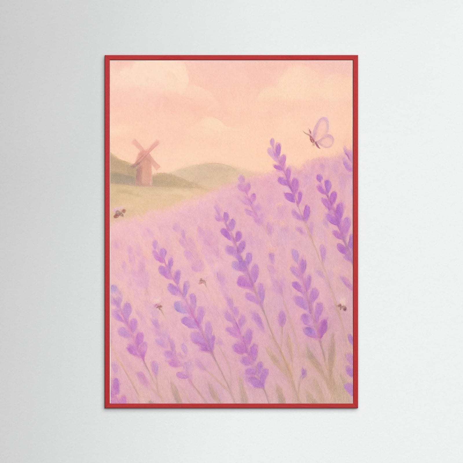 Red Wood Lavender Dreams