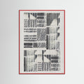 Red Wood Linear Echoes 1 Poster
