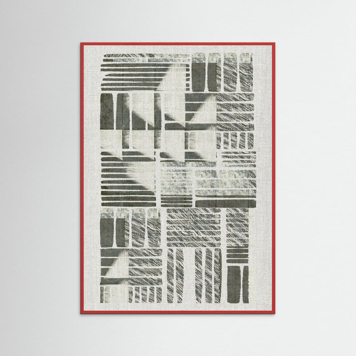 Red Wood Linear Echoes 2 Poster