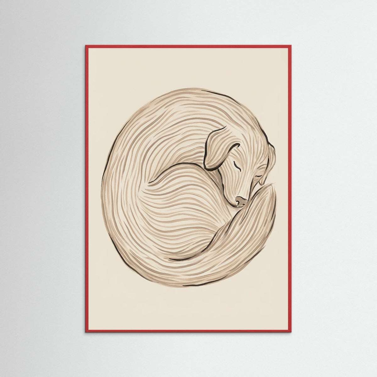Red Wood Linear Recline