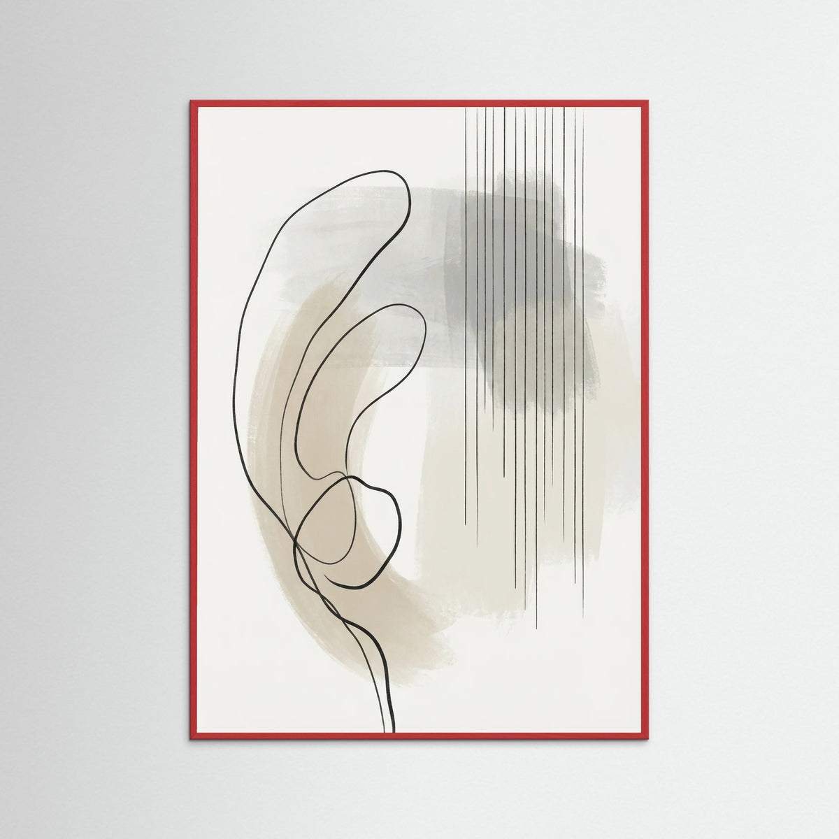 Red Wood Linear Serenity