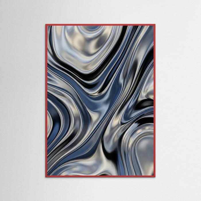 Red Wood Liquid Chrome