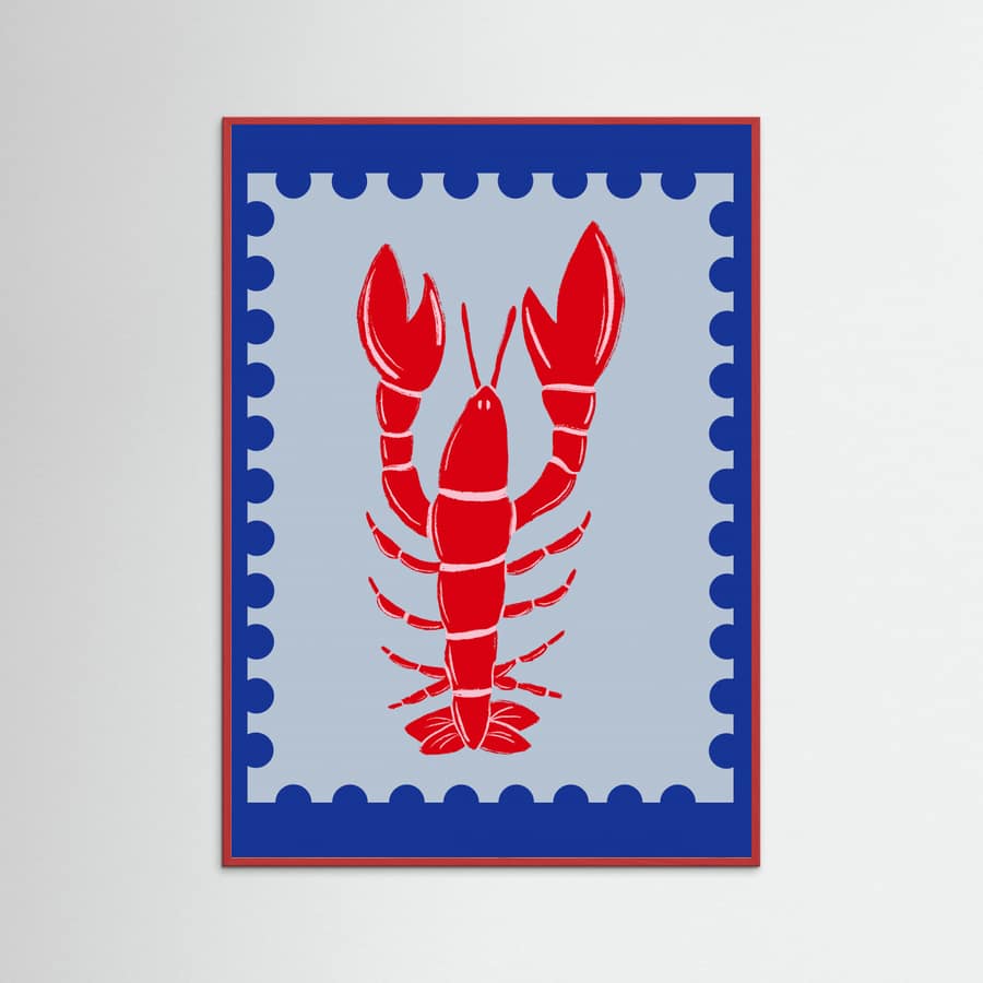 Lobster Card Poster – poster and art print