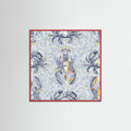 Affiche Lobster and crab coastal nostalgia grey pattern – affiche et impression d’art