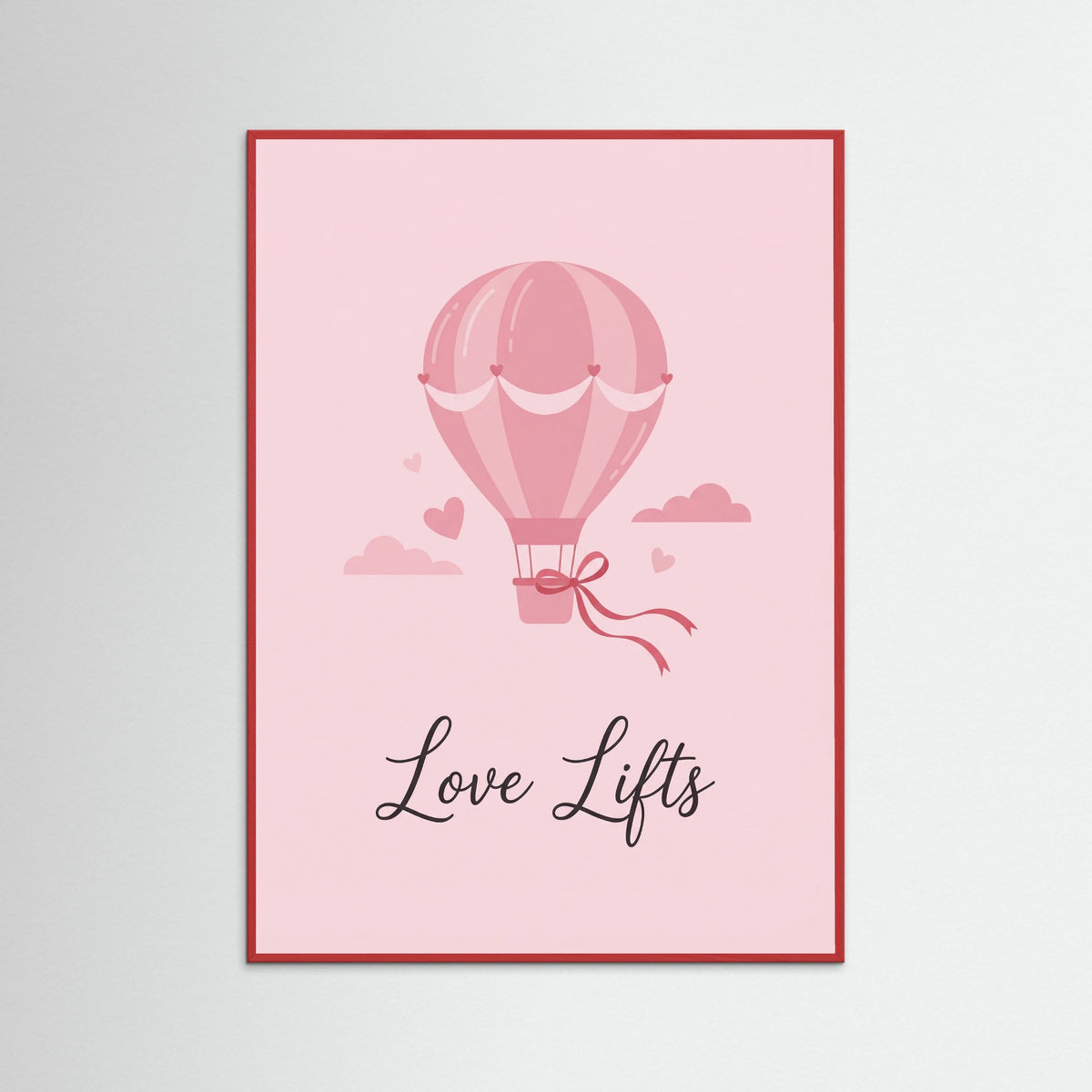 Red Wood Love Ace Card