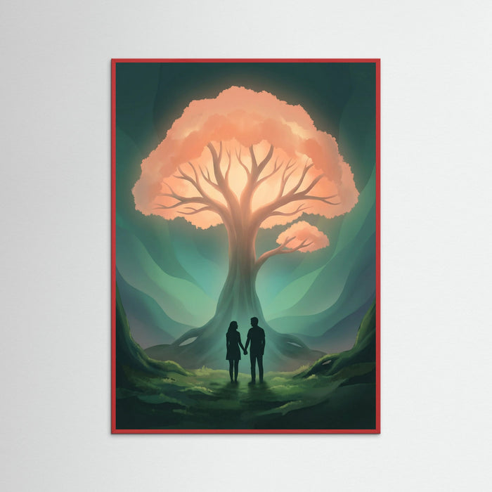 Red Wood Lunar Embrace